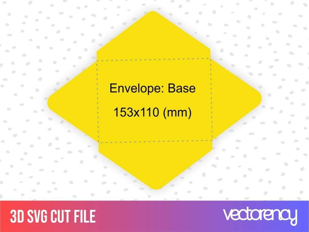 Envelope Template SVG Cut File | Vectorency