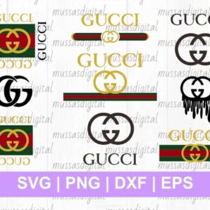 Gucci logo SVG cricut