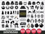 Logo Icon Star Wars SVG Bundle