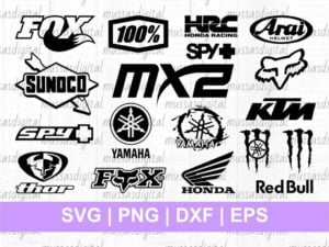 Motocross SVG logo