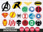 Superhero Logo SVG Bundle