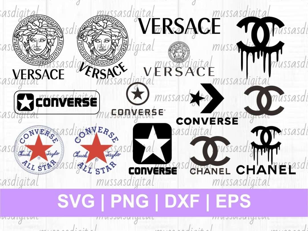 Brand Logo Svg- Brand Logo - Chanel svg - Versace svg - Dior svg
