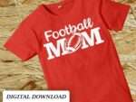 football mom svg cut file
