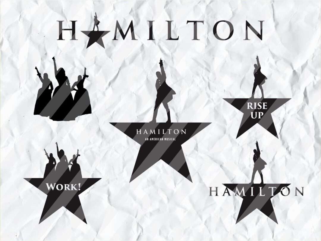 The music Hamilton logo svg, png transparent, eps vector and dxf file. 