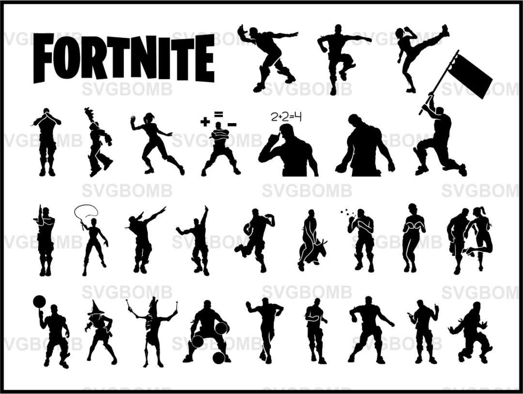 Fortnite Silhouette Svg Free - 1278+ File SVG PNG DXF EPS Free - Free ...