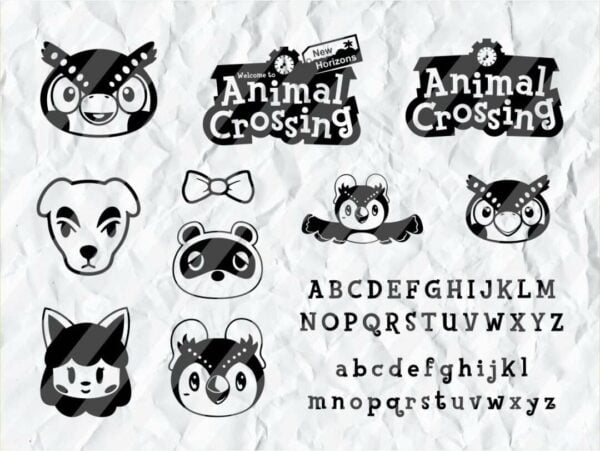 Animal Crossing SVG Bundle Cut File