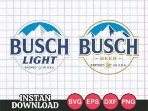 Busch Beer Logo SVG Light Late