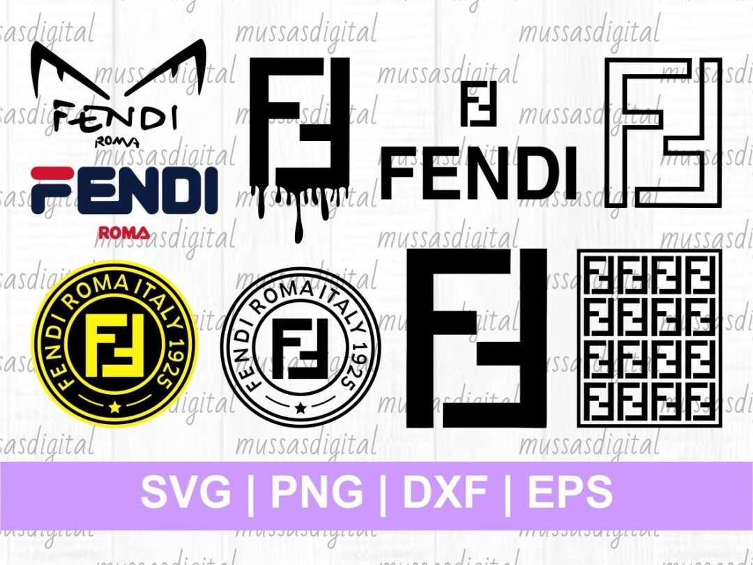 Fendi Logo SVG Bundle