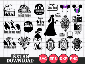 Haunted Mansion SVG Bundle Cut File
