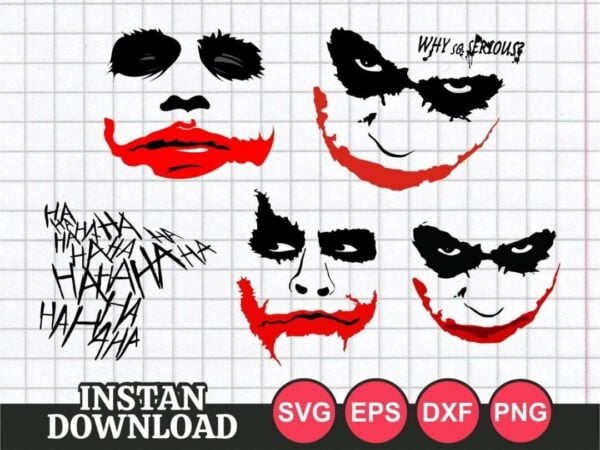 Joker SVG Cut File