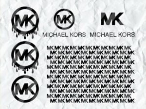Michael Kors Logo Blood Drip SVG Bundle Cut File