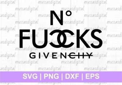 No Fucks Given Inspired Coco Chanel SVG