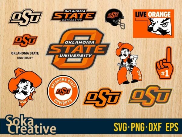 Oklahoma State Cowboys SVG University svg