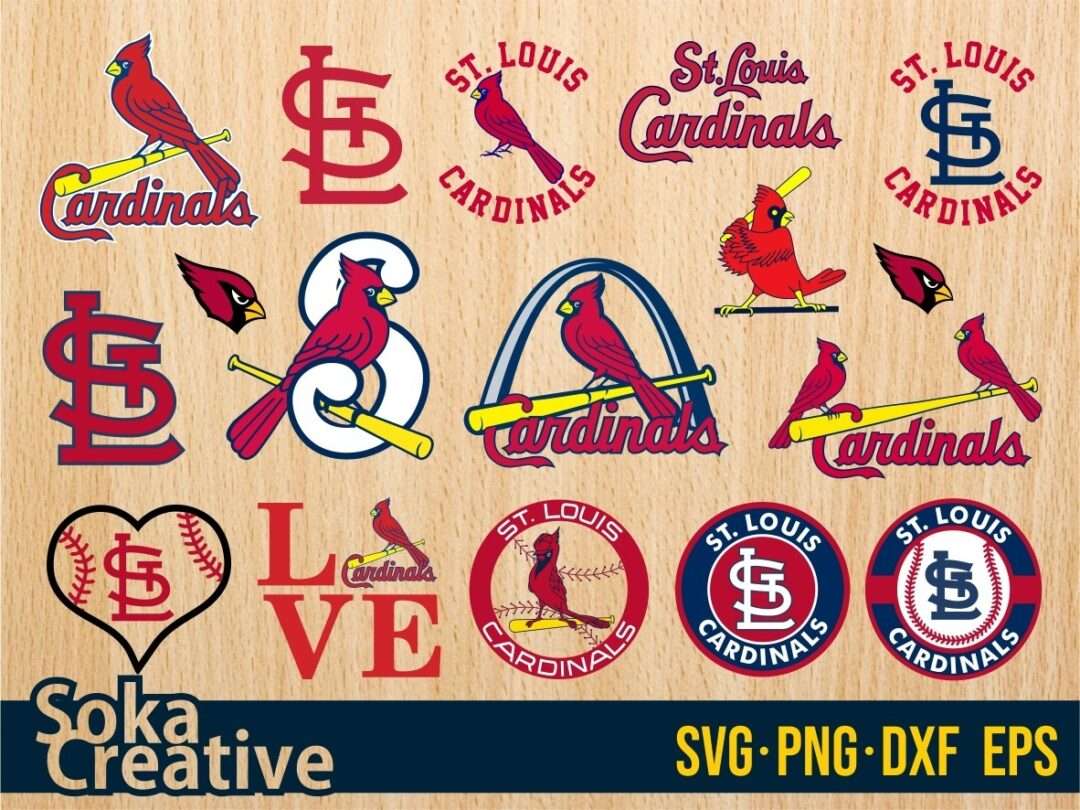 St Louis Cardinals SVG PNG JPEG DXF Digital Cut Vector Files for Silhouette  Studio Cricut Design