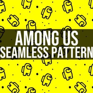 among us seamless pattern