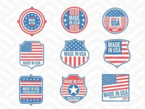 blank made in usa badges svg