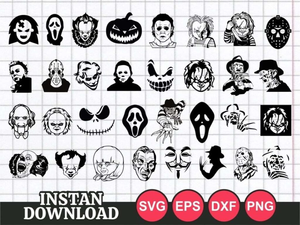 Horror Movie SVG Bundle | Vectorency