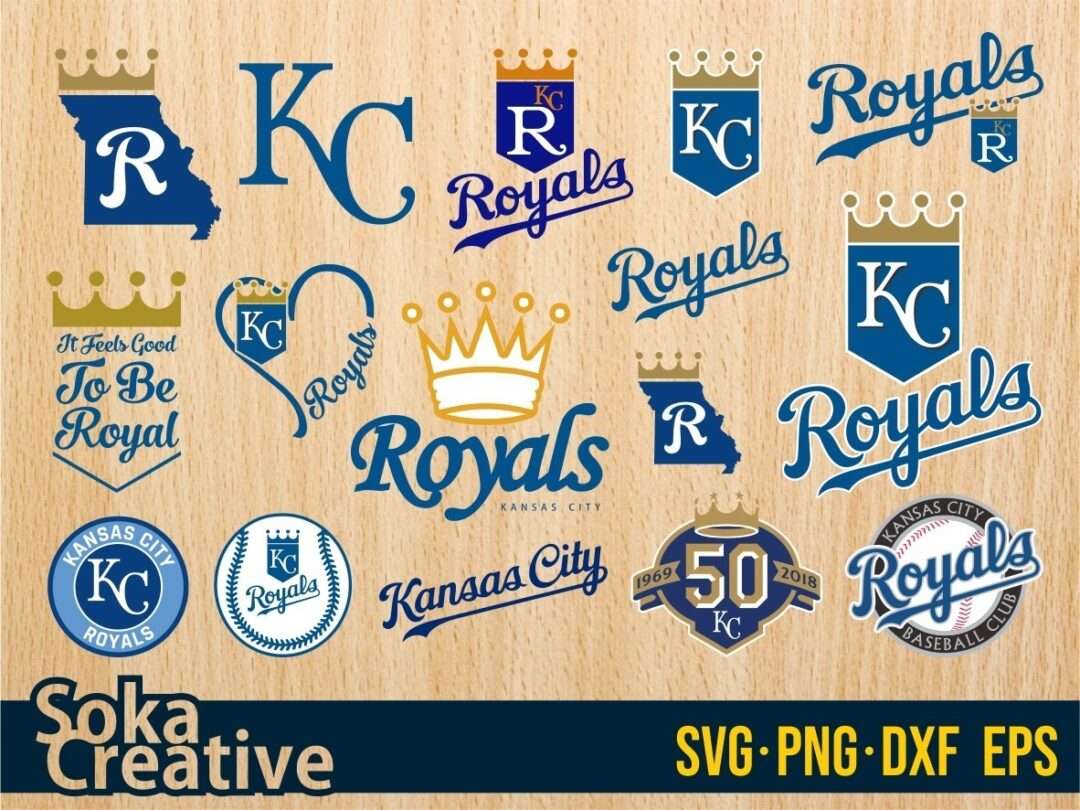 Kansas City Royals Heart SVG, Kansas City Royals SVG PNG
