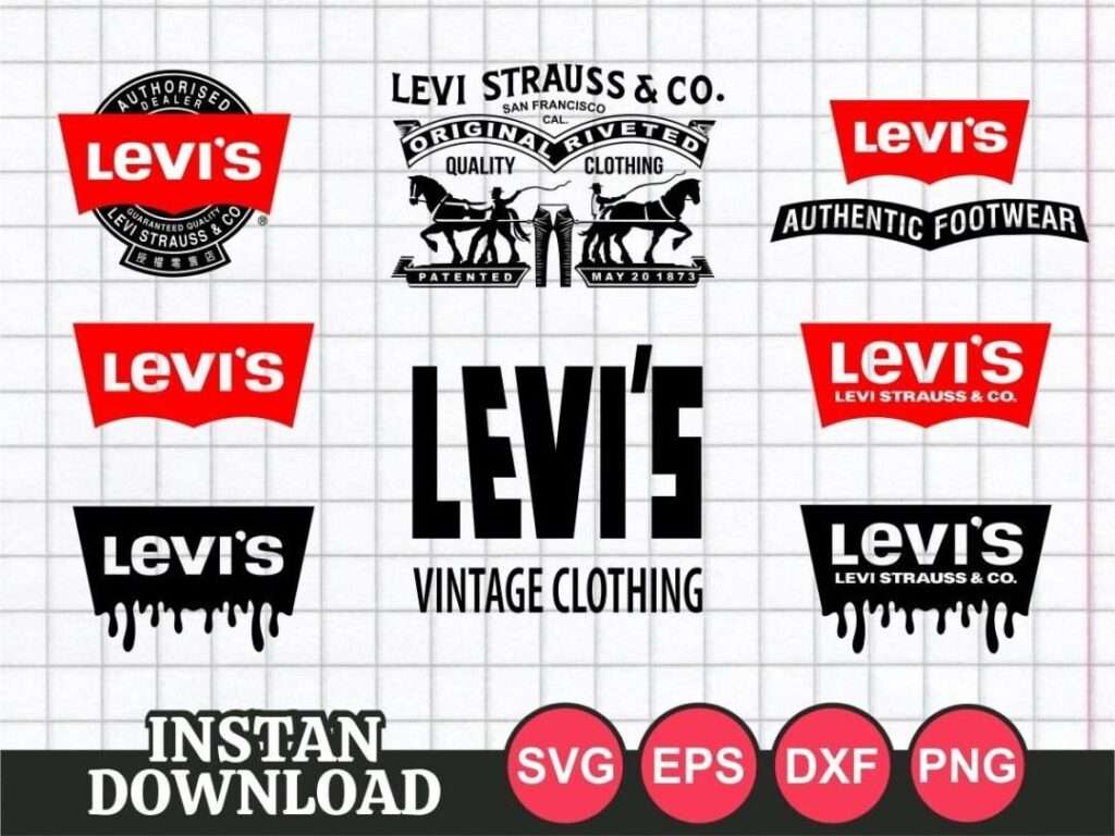Levis Logo Blood Drip SVG | Vectorency