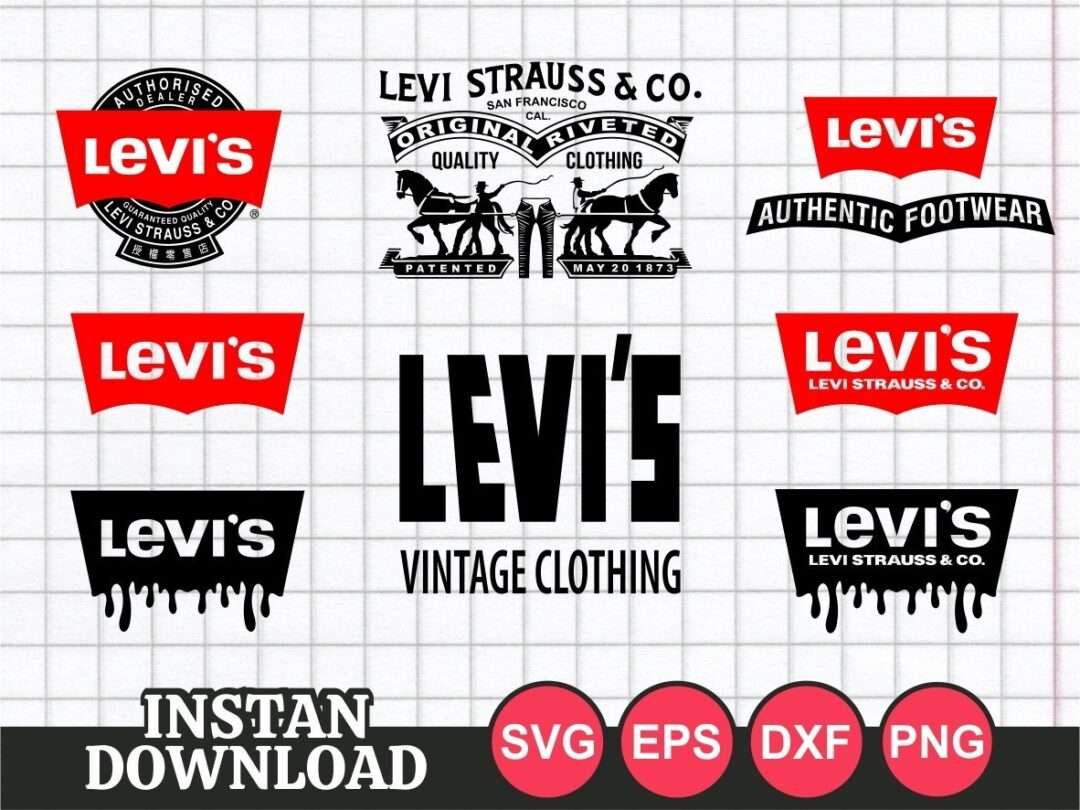 Levis Logo Blood Drip SVG