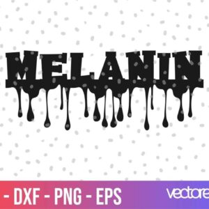 melanin drip svg