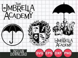 preview The Umbrella Academy SVG Cut File