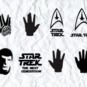 star trek svg cut file