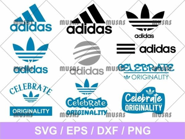 Celebrate Adidas SVG Bundle Cut File