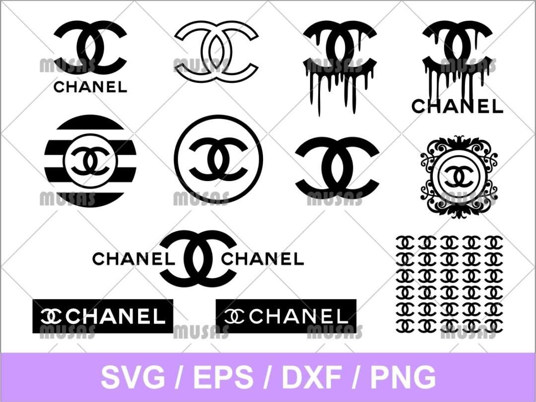12 Chanel Drip SVG Bundle