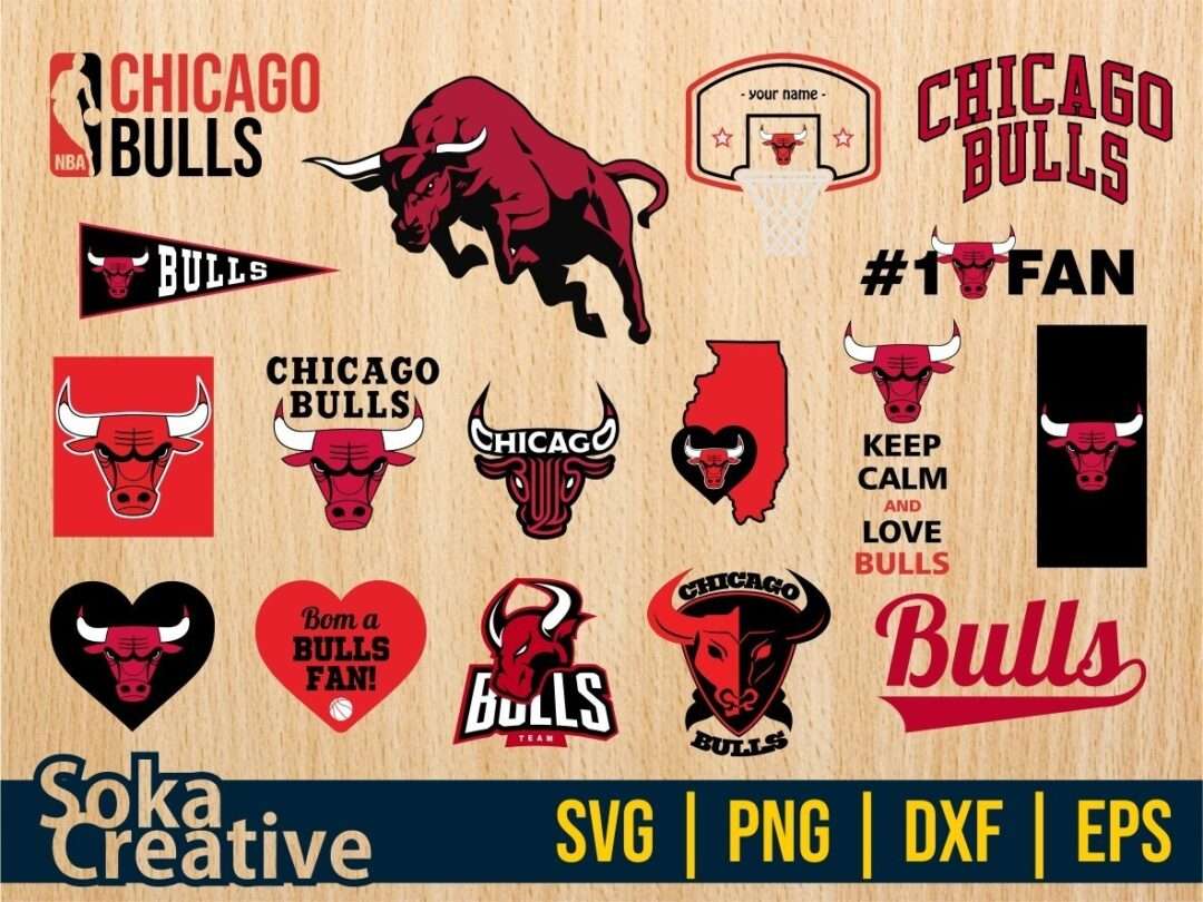 Chicago Bulls Svg Cut Files