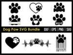 Dog Paw SVG Bundle