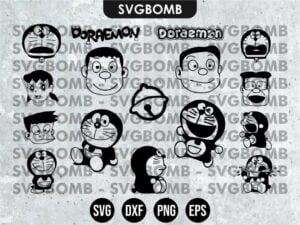 Doraemon SVG Bundle Cricut File