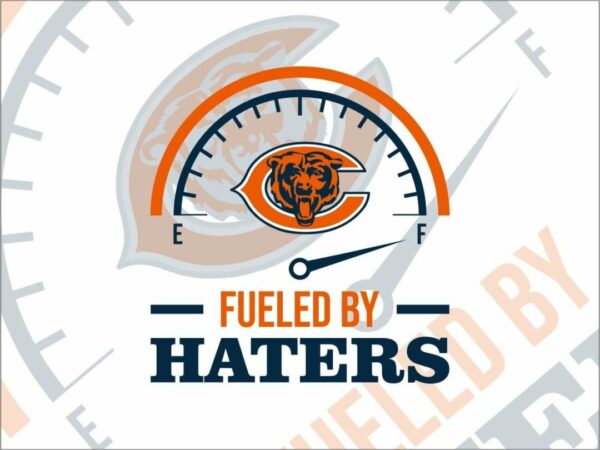 Fueled By Haters Chicago Bears SVG Vectorency Fueled By Haters Chicago Bears SVG