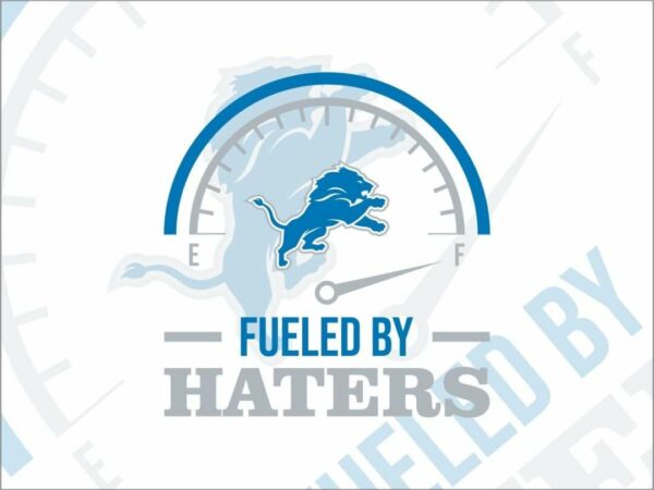 Fueled By Haters Detroit Lions SVG cricut file