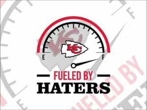 Fueled By Haters Kansas City Chiefs SVG Cricut File Vector