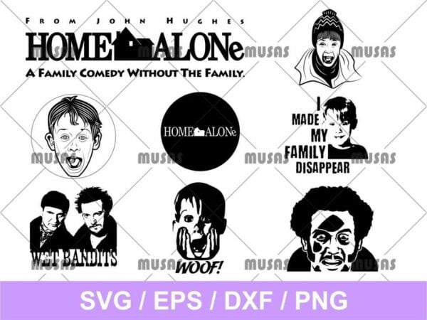 Free Free 181 Home Alone Movie Svg SVG PNG EPS DXF File