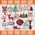 Christmas SVG, Christmas SVG Bundle, Christmas cut files, Winter SVG, Christmas for Shirts, Buffalo Plaid, Christmas Cricut