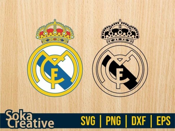 Real Madrid Logo SVG Cut File