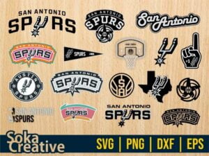 San Antonio Spurs SVG Bundle Cricut File