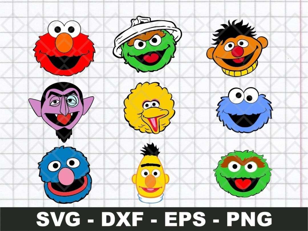Download Sesame Street Characters Svg Vectorency