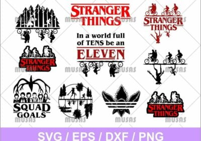 Stranger Things SVG Bundle Vectorency Stranger Things SVG Bundle