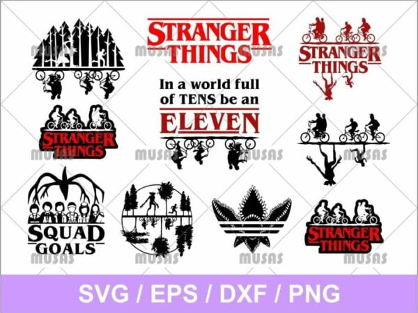Stranger Things SVG Bundle Vectorency Stranger Things SVG Bundle