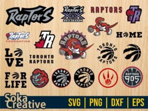Toronto Raptors SVG Cricut File Vector