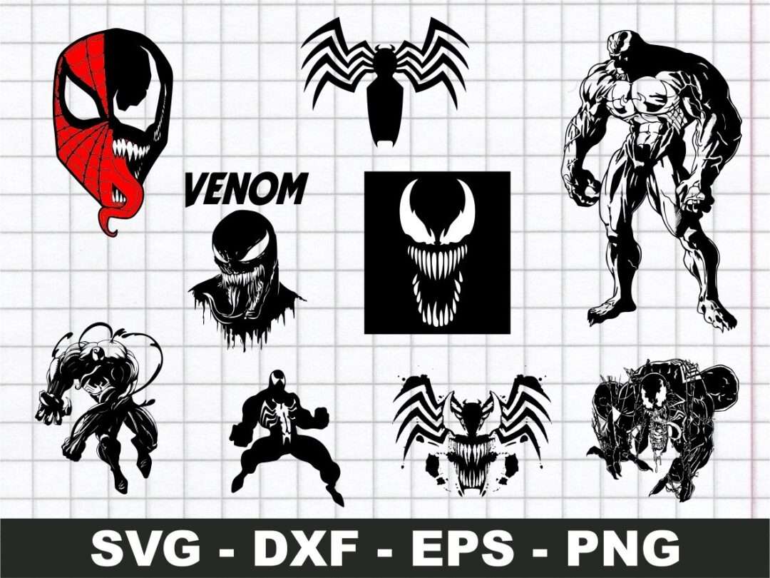 Download Venom Svg Bundle Vectorency
