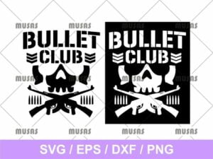 bullet club svg cut file vector PNG