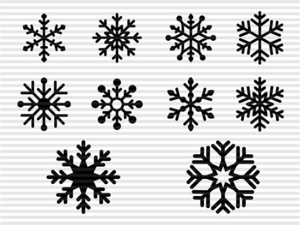 snowflake svg Vectorency Snowflake SVG Bundle