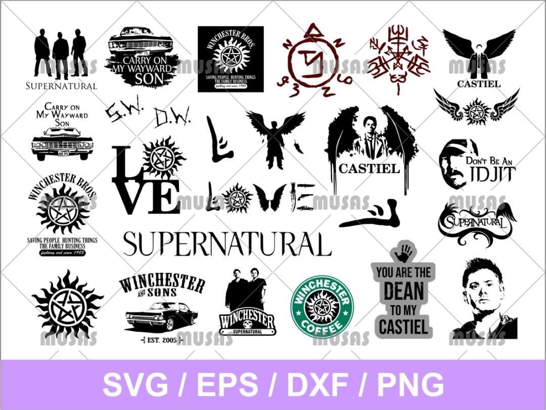 Download Supernatural Svg Bundle Vectorency