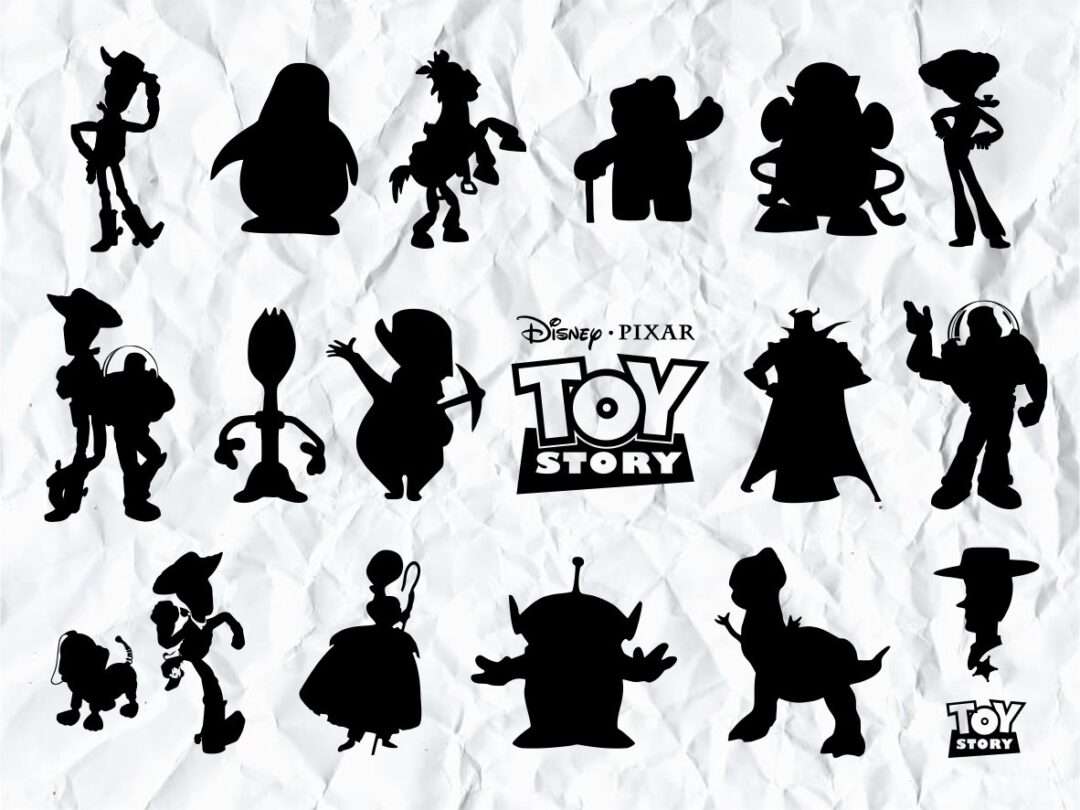 Download Toy Story Silhouette Svg Bundle Vectorency