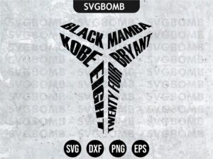 Black Mamba Kobe Bryant Logo SVG