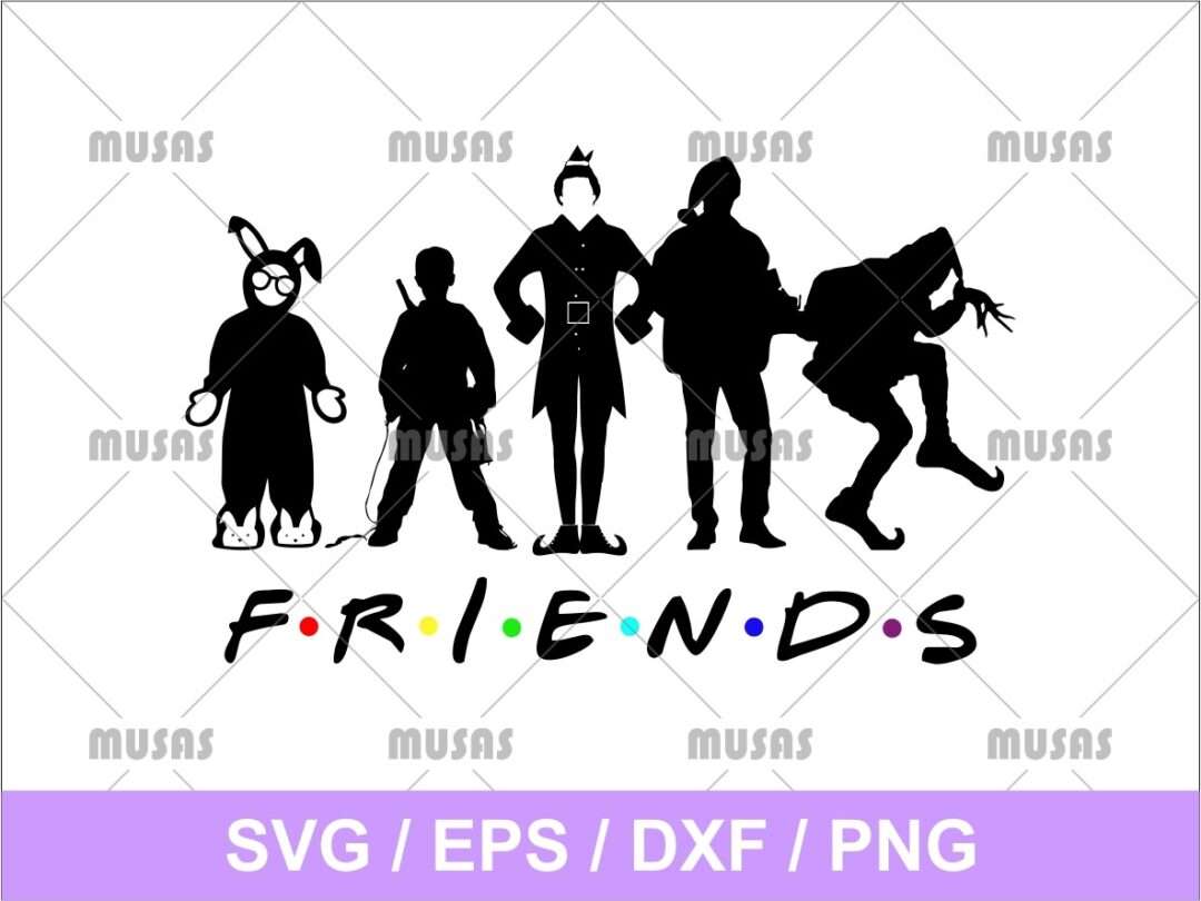 Free Free Friends Christmas Svg Free 195 SVG PNG EPS DXF File